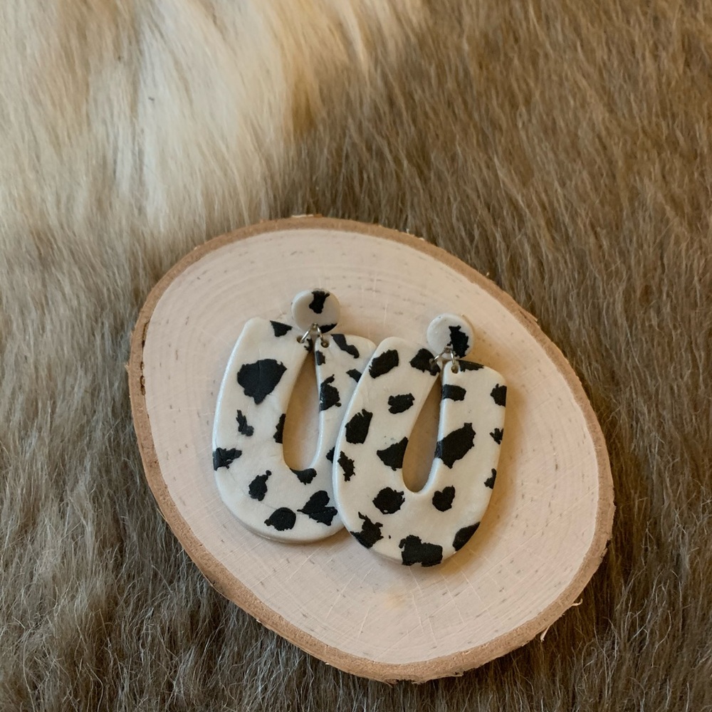 Cow Print Loops